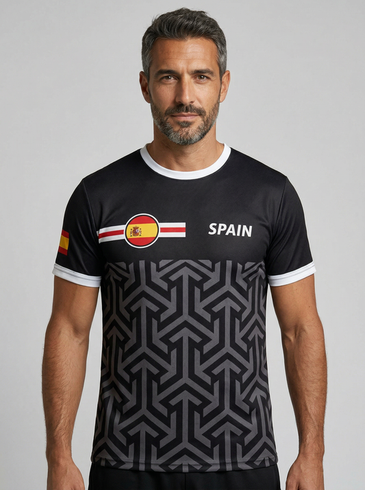 Camiseta de España para Hombre - Fan de Fútbol Manga Corta