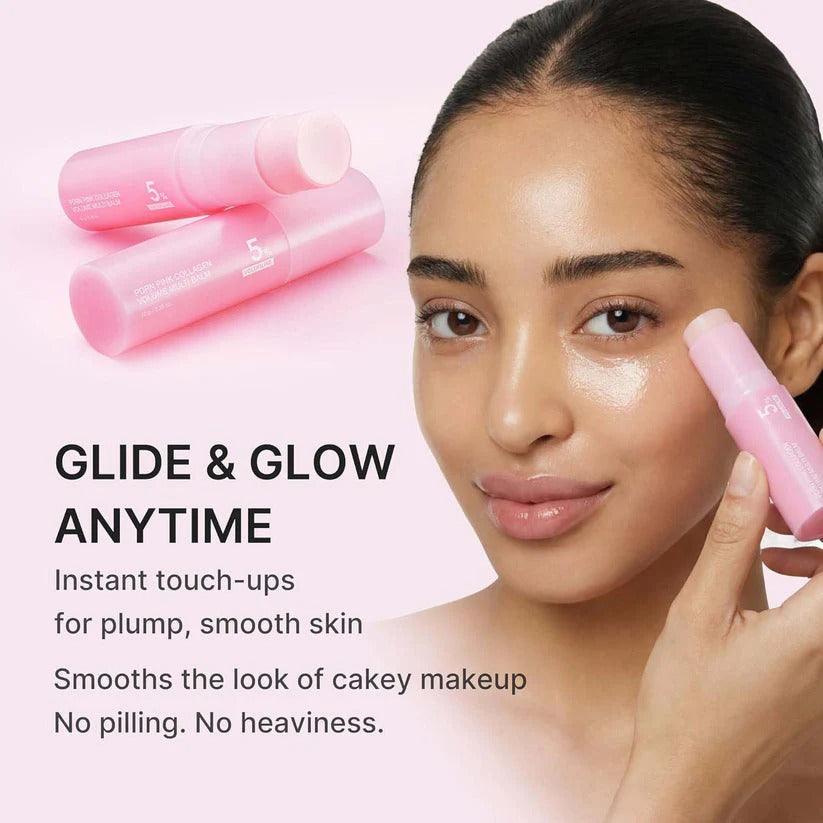 Pink Collagen Plumping Multi Balm for Smoother, Fuller-Looking Skin