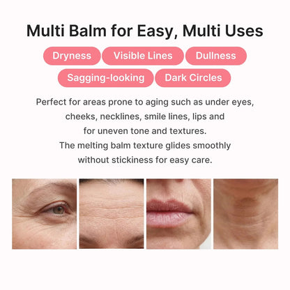 Pink Collagen Plumping Multi Balm for Smoother, Fuller-Looking Skin